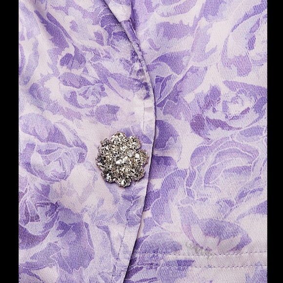 NWT Ganni Long Sleeve Heavy Silk Dress - Picture 3 of 7